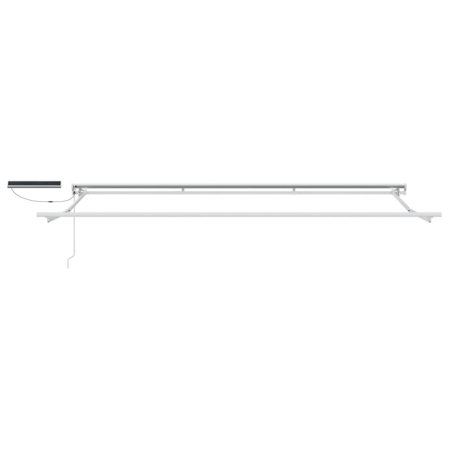 Struttura della tenda elettrica retrattile Bianco 5 x 3 m | homemem39