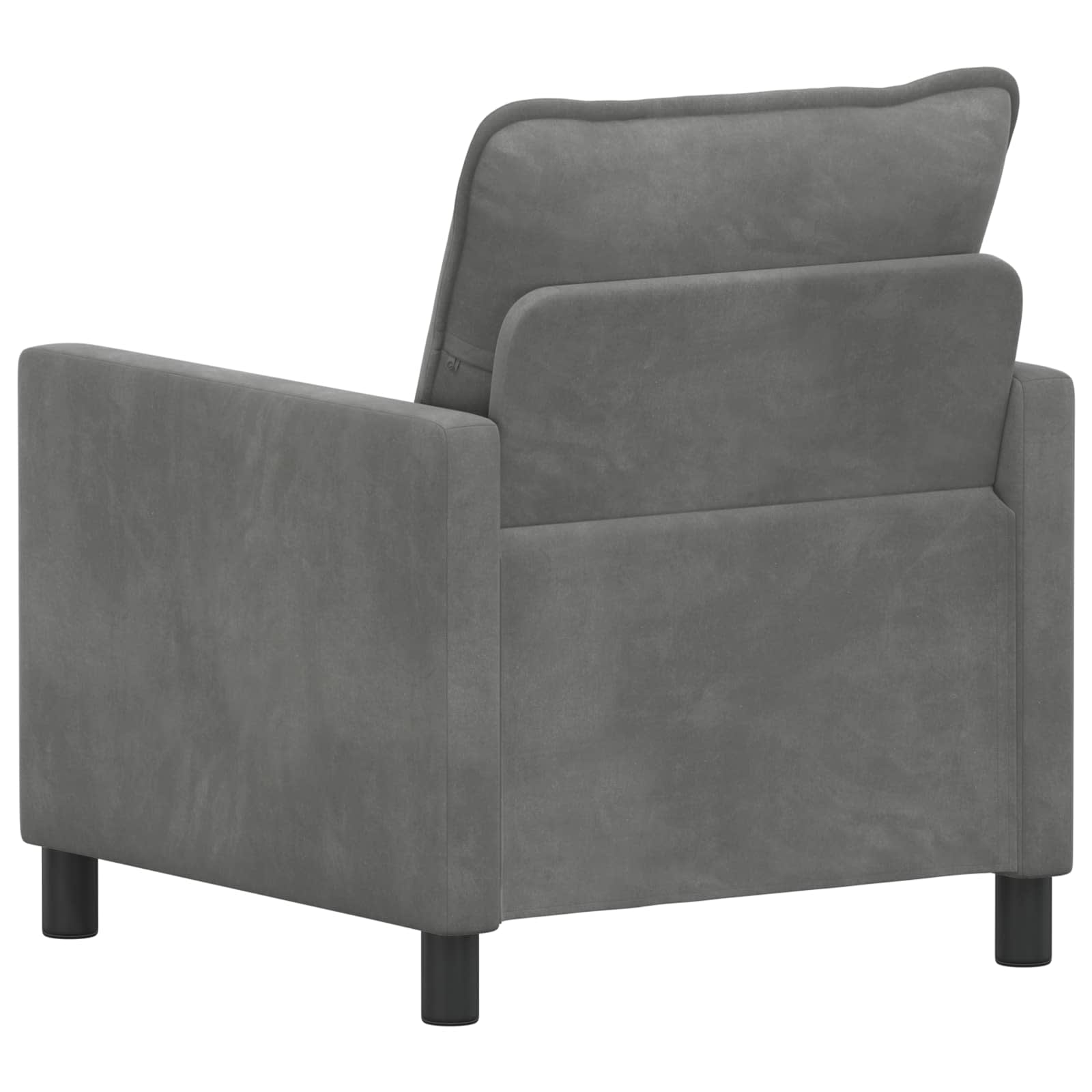 Divano Grigio Scuro 76 x 81 x 87,5 cm Velluto | homemem39