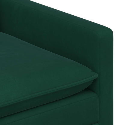 Divano Verde Scuro 76 x 81 x 87,5 cm Velluto