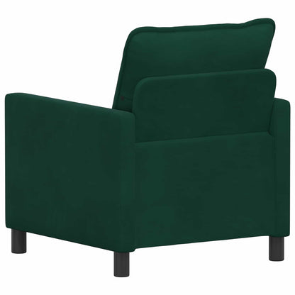 Divano Verde Scuro 76 x 81 x 87,5 cm Velluto