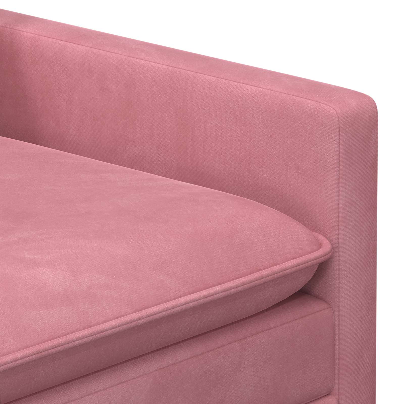 Divano Rosa 76 x 81 x 87,5 cm Velluto | homemem39