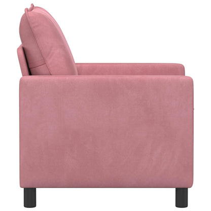 Divano Rosa 76 x 81 x 87,5 cm Velluto | homemem39