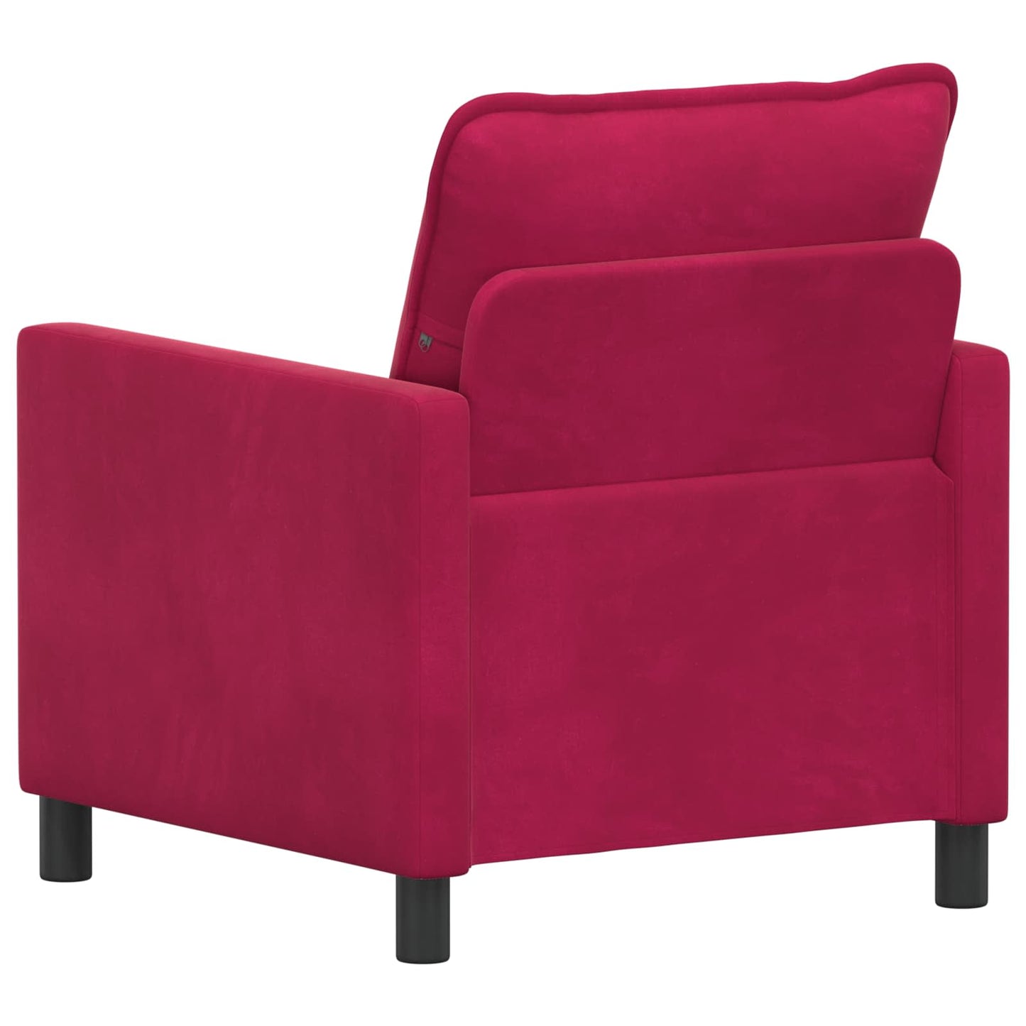 Divano Rosso Vino 76 x 81 x 87,5 cm Velluto | homemem39