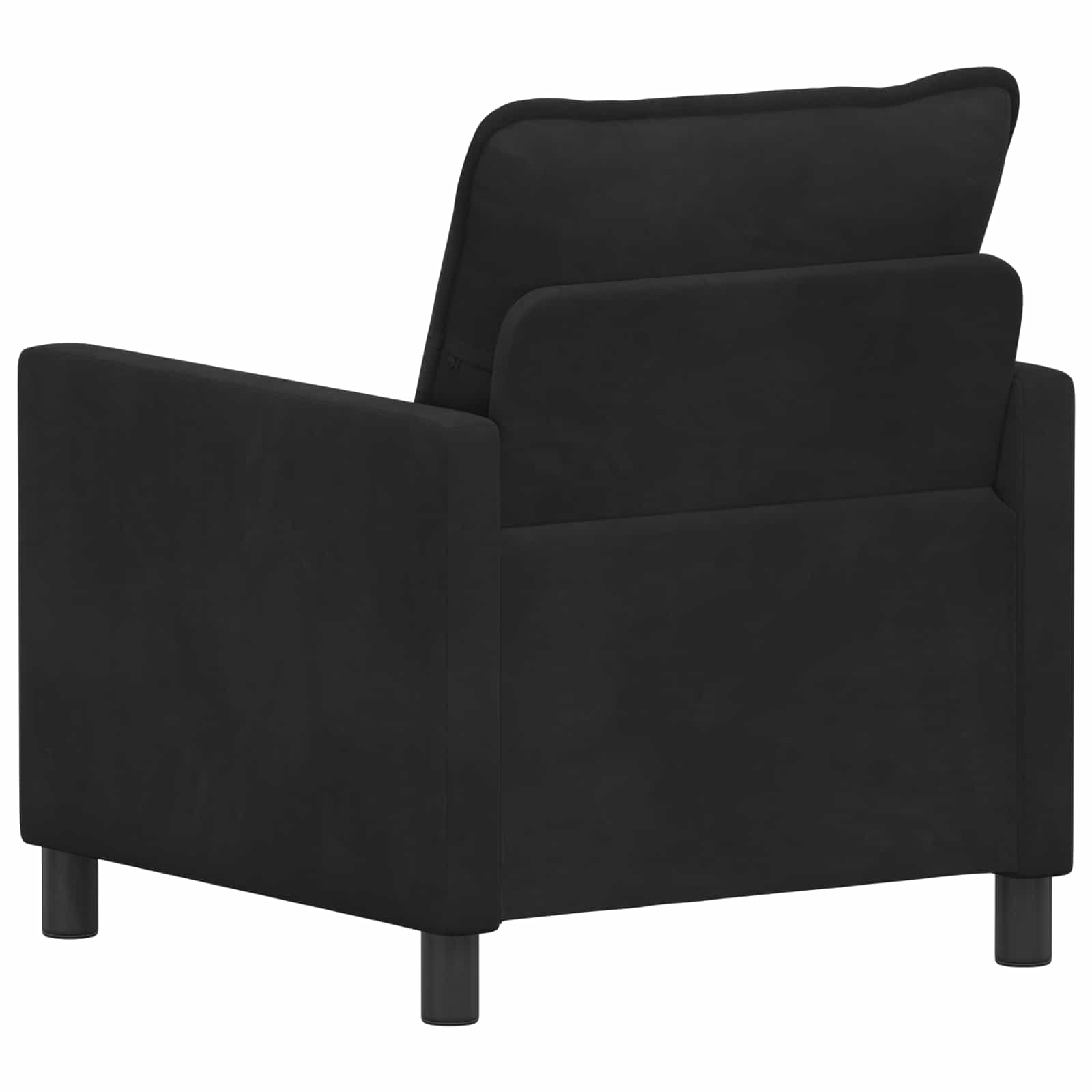 Divano Nero 76 x 81 x 87,5 cm Velluto | homemem39
