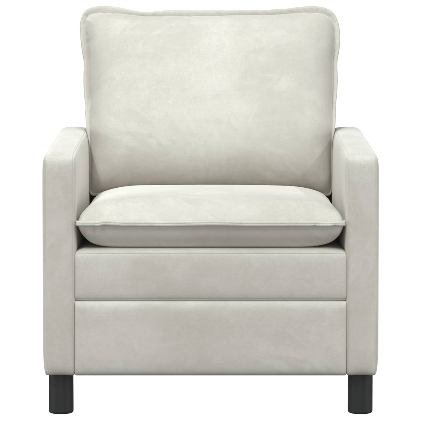 Divano Crema 76 x 81 x 87,5 cm Velluto