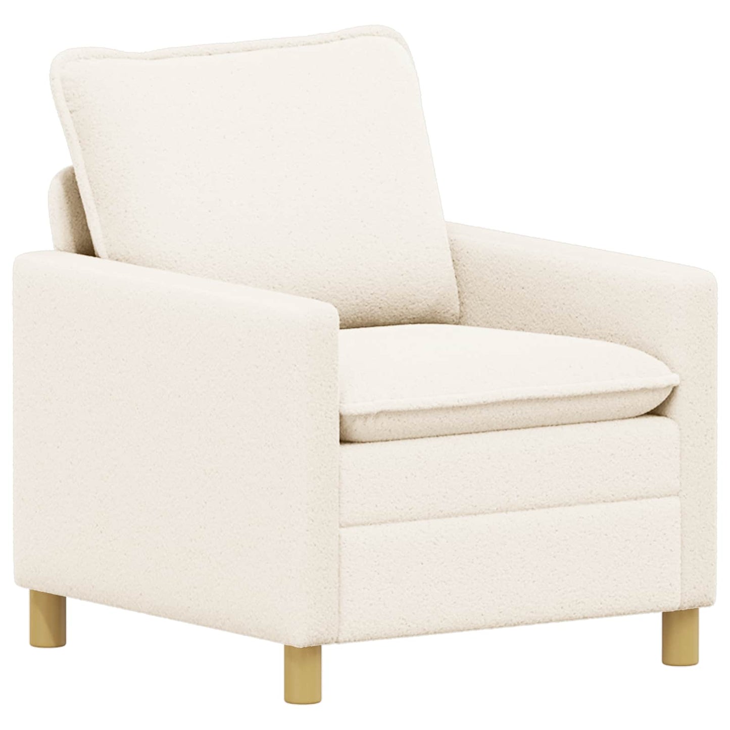 Divano Crema 76 x 81 x 87,5 cm Tessuto | homemem39