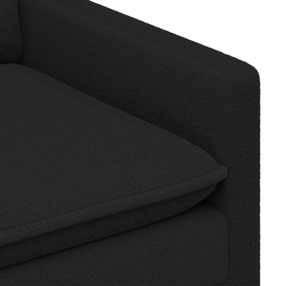 Divano Nero 76 x 81 x 87,5 cm Tessuto | homemem39
