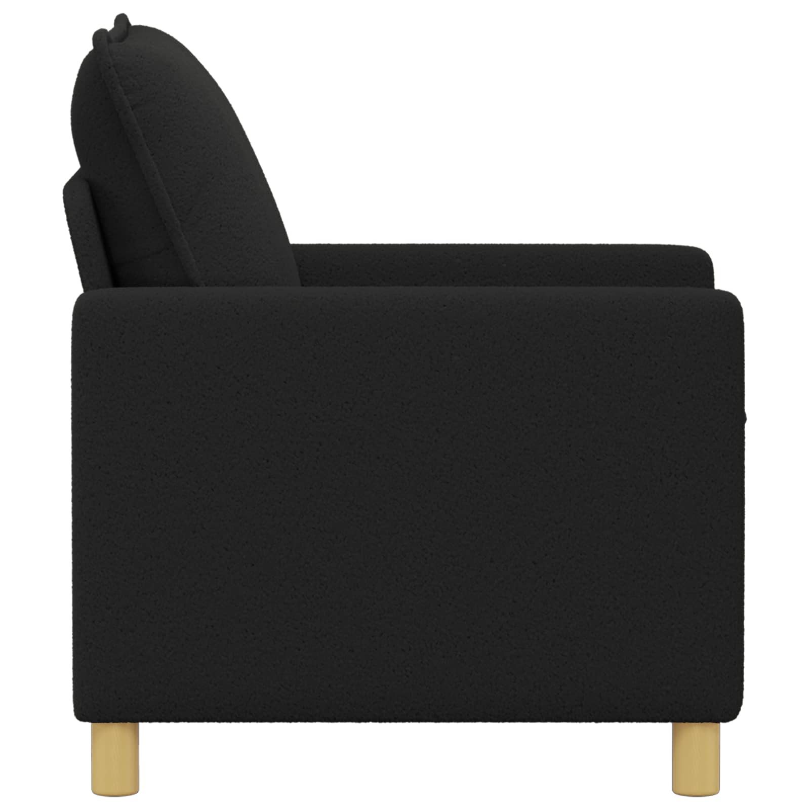 Divano Nero 76 x 81 x 87,5 cm Tessuto | homemem39