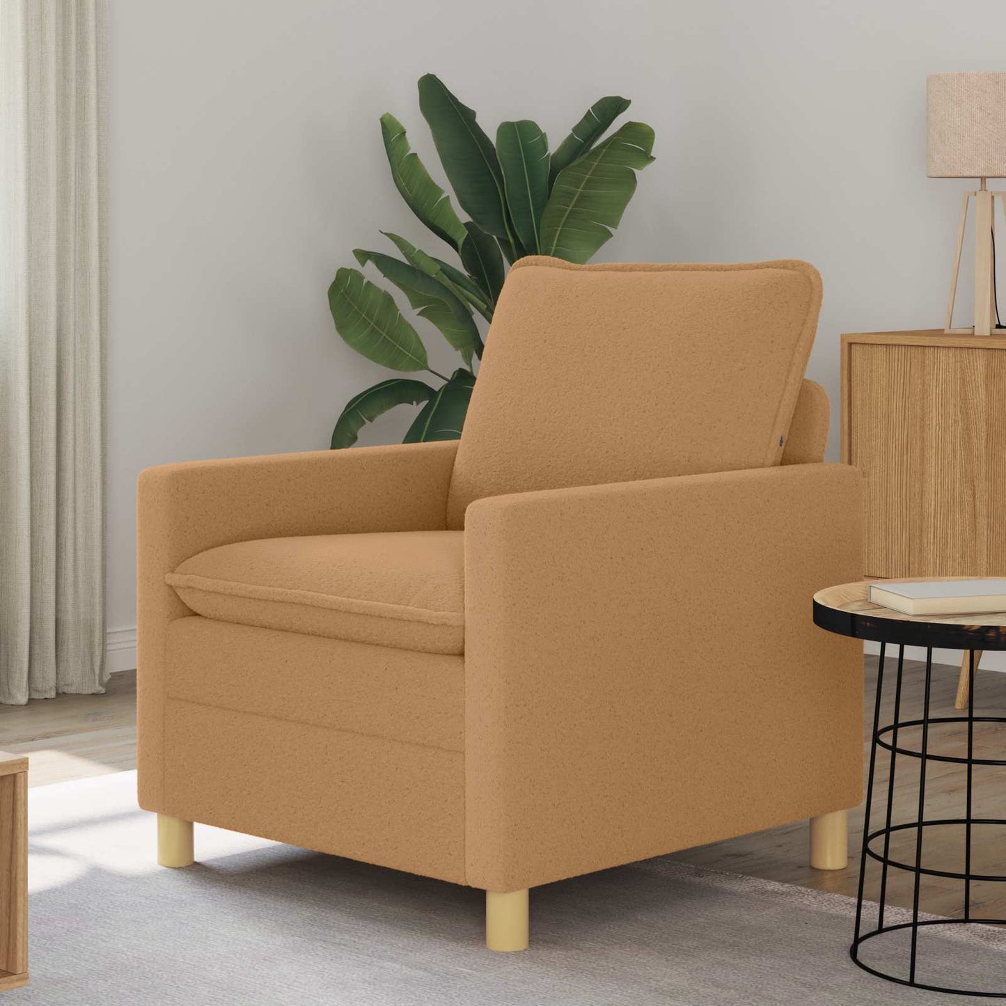 Divano Beige 76 x 81 x 87,5 cm Tessuto