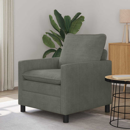Divano Grigio Chiaro 76 x 81 x 87,5 cm Tessuto | homemem39
