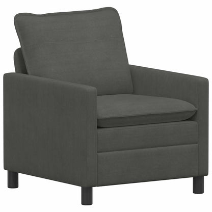 Divano Grigio Scuro 76 x 81 x 87,5 cm Tessuto | homemem39