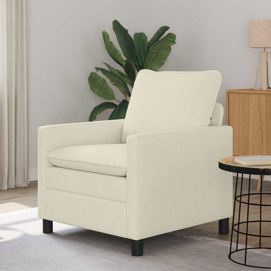 Divano Crema 76 x 81 x 87,5 cm Tessuto | homemem39
