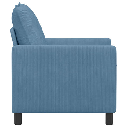 Divano Blu 76 x 81 x 87,5 cm Tessuto | homemem39