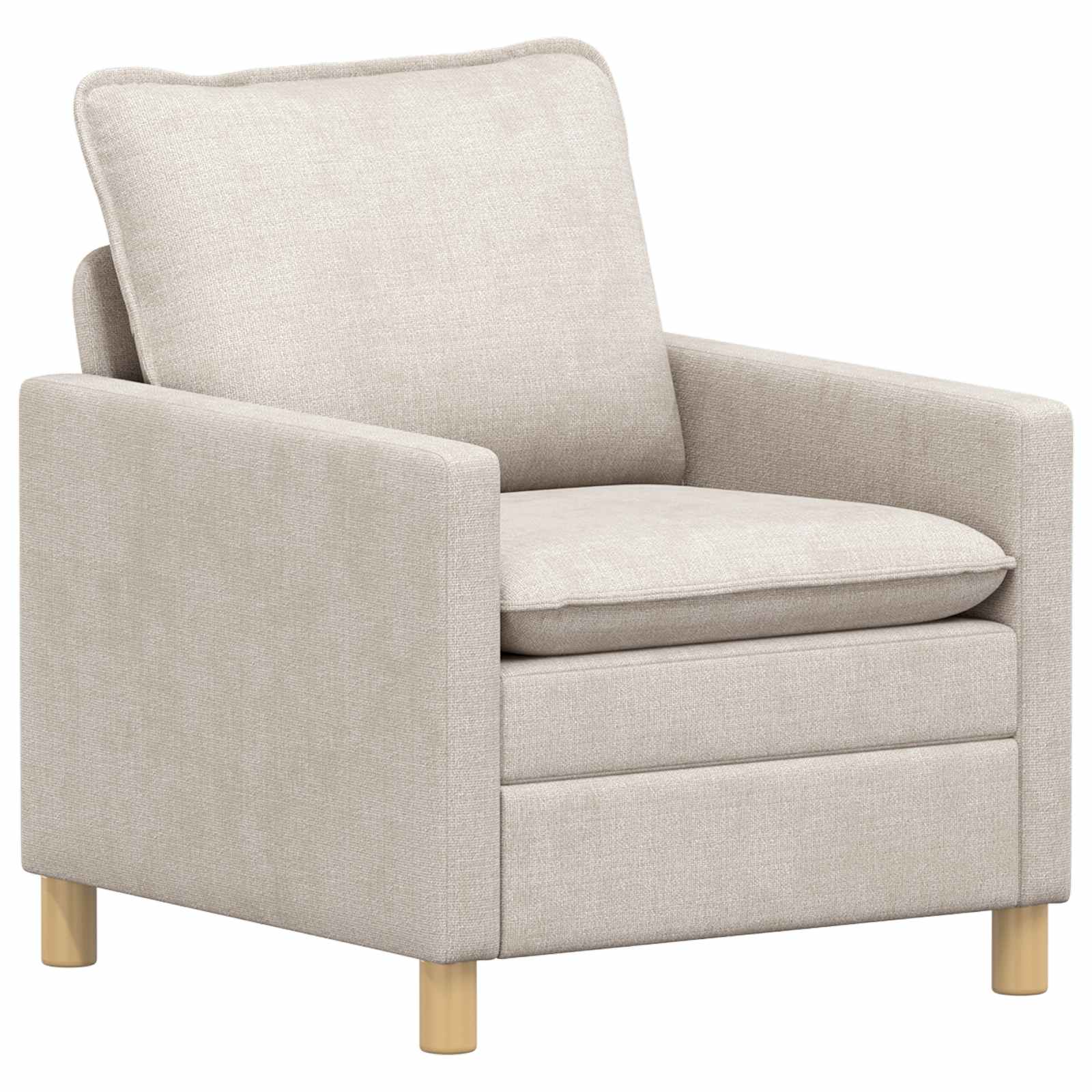 Divano Crema 76 x 81 x 87,5 cm Poliestere | homemem39