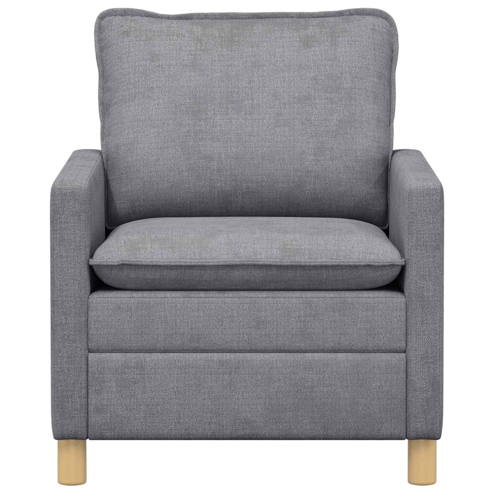 Divano Grigio Chiaro 76 x 81 x 87,5 cm Poliestere | homemem39