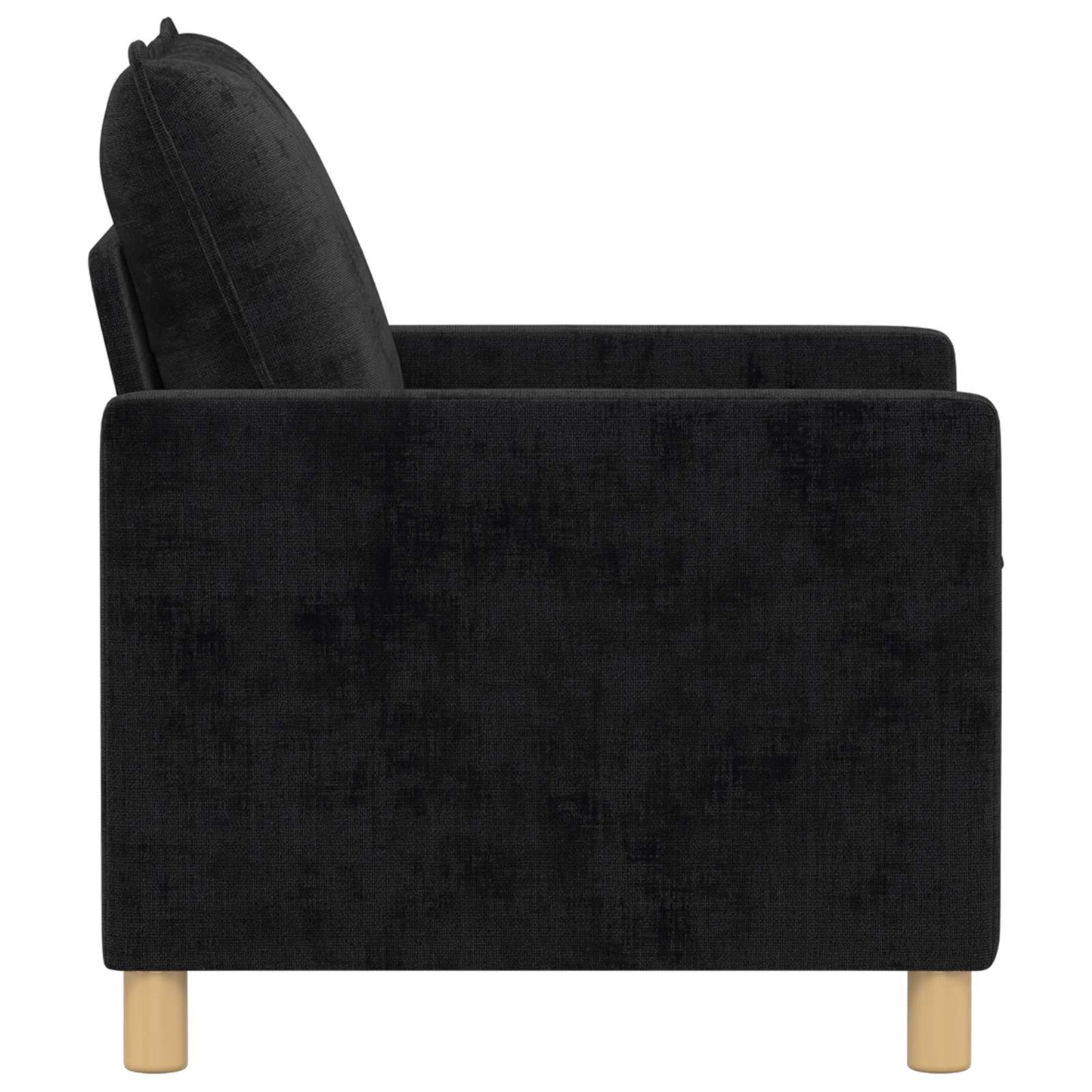 Divano Nero 76 x 81 x 87,5 cm Poliestere | homemem39
