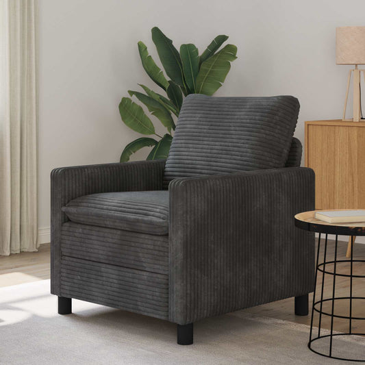 Divano Grigio Scuro 76 x 81 x 87,5 cm Poliestere | homemem39