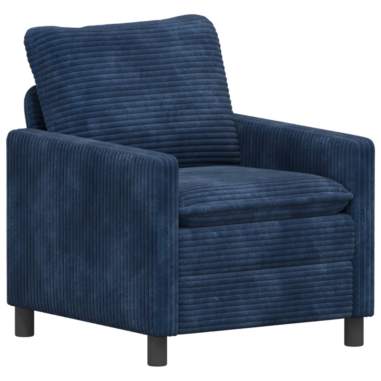 Divano Blu navy 76 x 81 x 87,5 cm Poliestere | homemem39