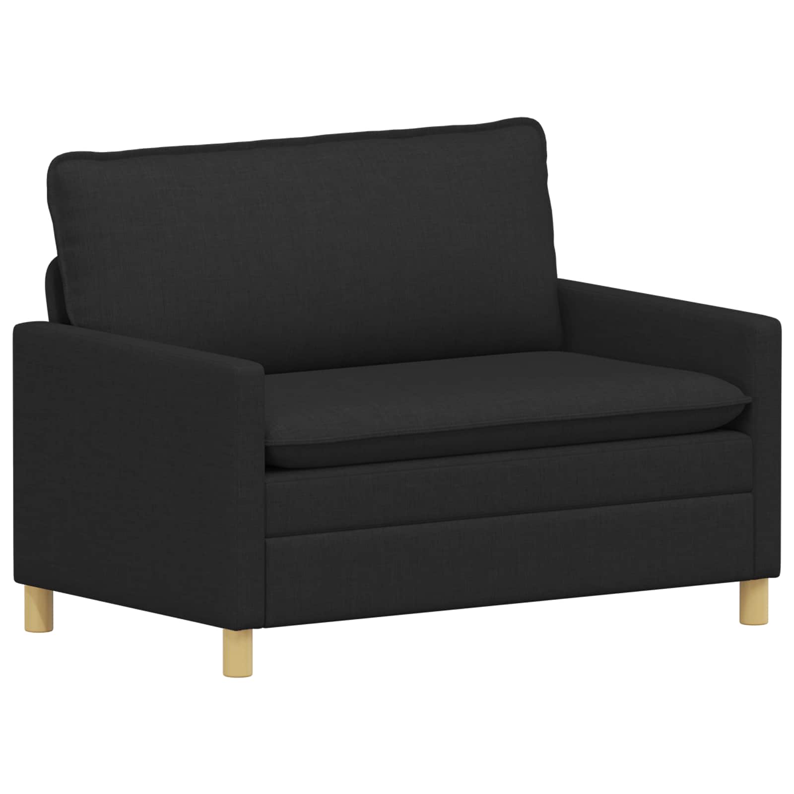 Divano Nero 126 x 81 x 87,5 cm Tessuto | homemem39