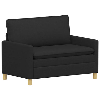Divano Nero 126 x 81 x 87,5 cm Tessuto | homemem39