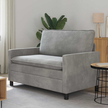 Divano Grigio Chiaro 126 x 81 x 87,5 cm Velluto | homemem39
