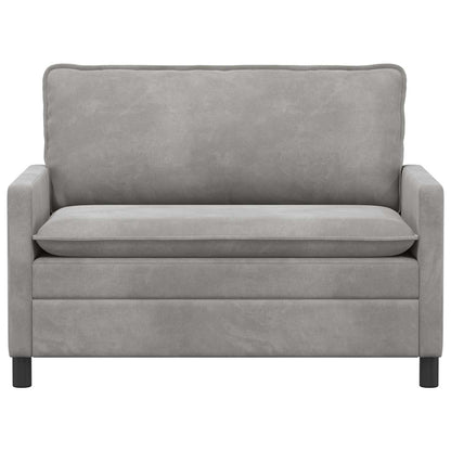 Divano Grigio Chiaro 126 x 81 x 87,5 cm Velluto | homemem39