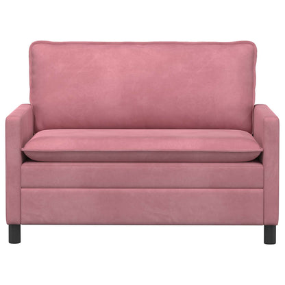 Divano Rosa 126 x 81 x 87,5 cm Velluto