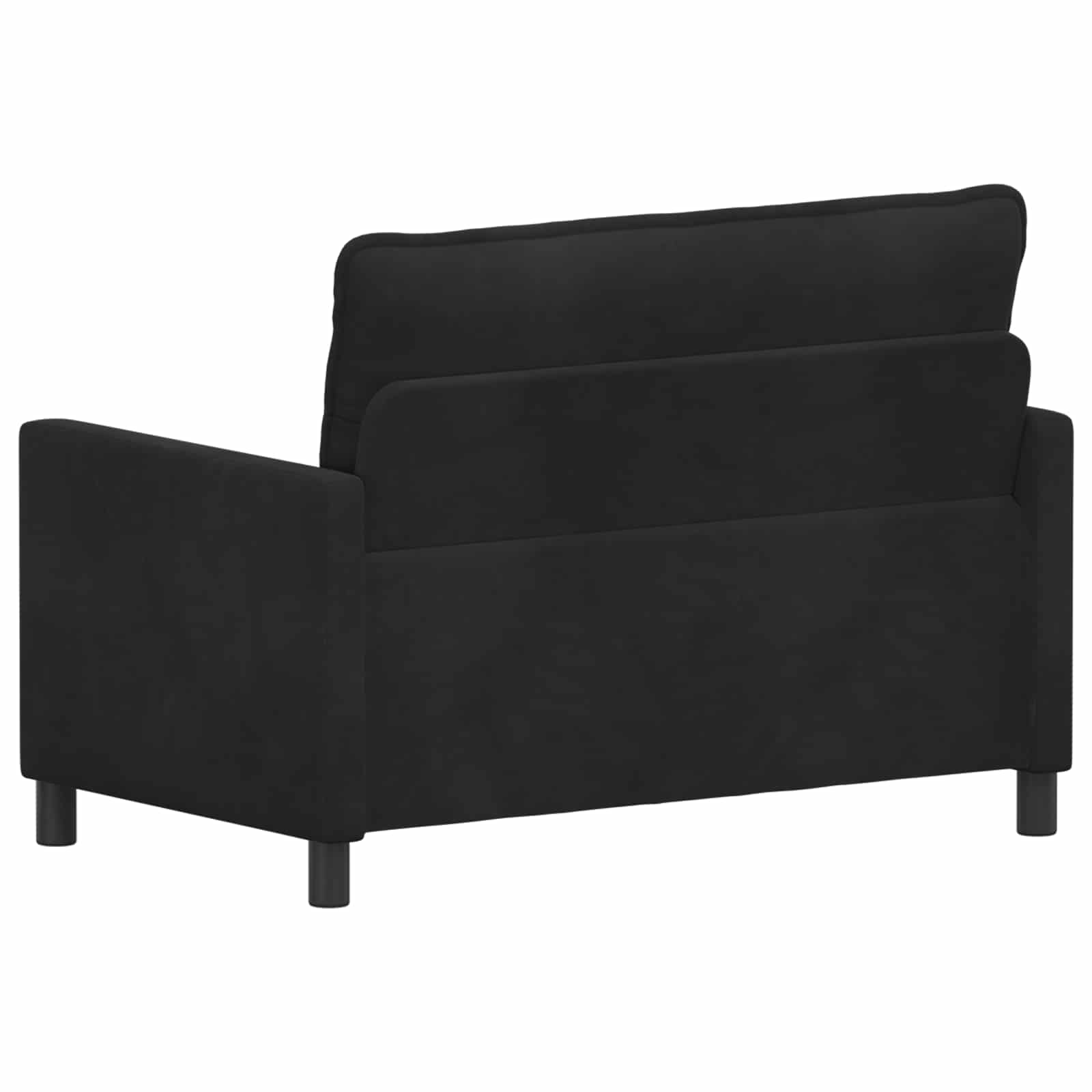 Divano Nero 126 x 81 x 87,5 cm Velluto | homemem39