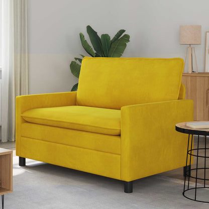 Divano Giallo 126 x 81 x 87,5 cm Velluto | homemem39