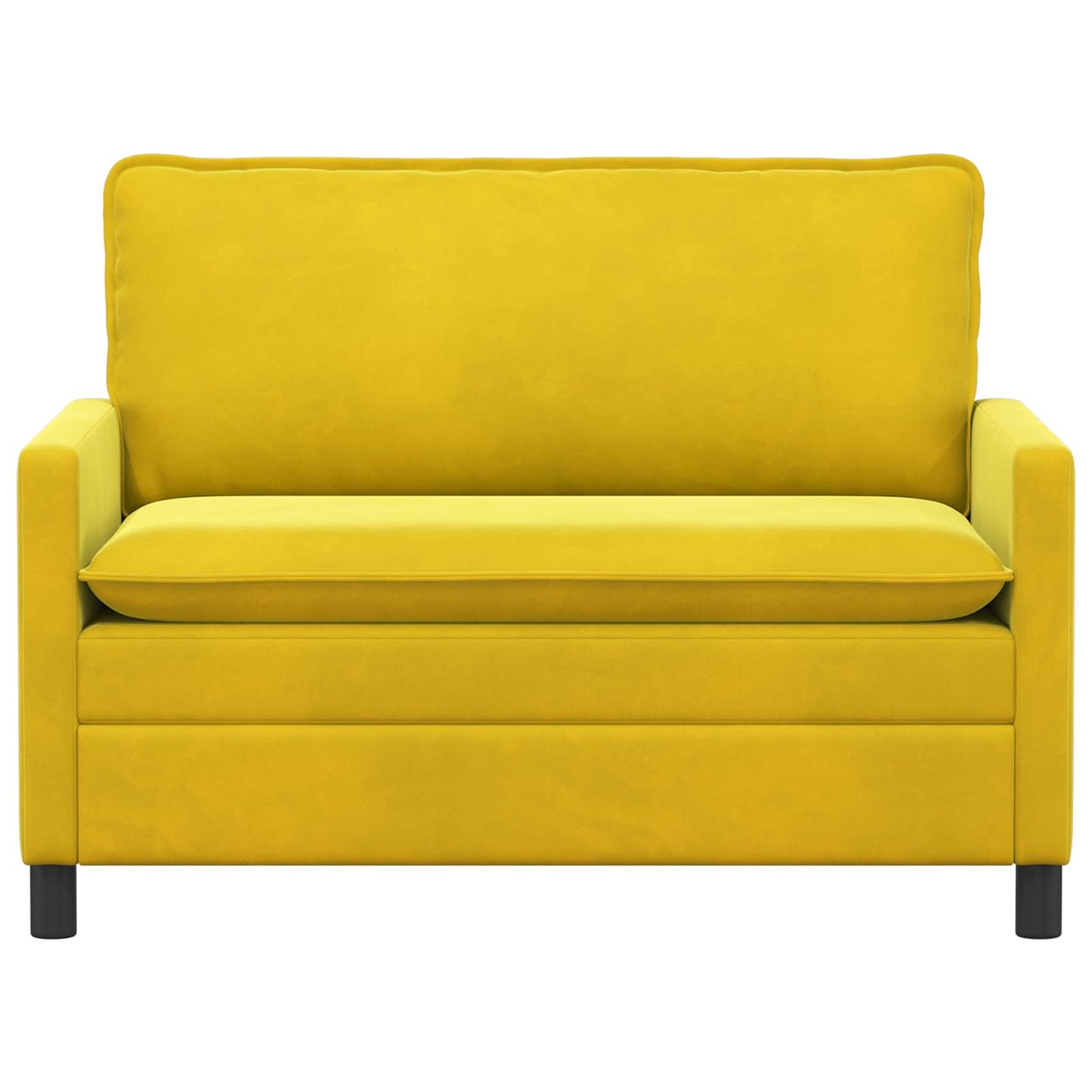 Divano Giallo 126 x 81 x 87,5 cm Velluto | homemem39