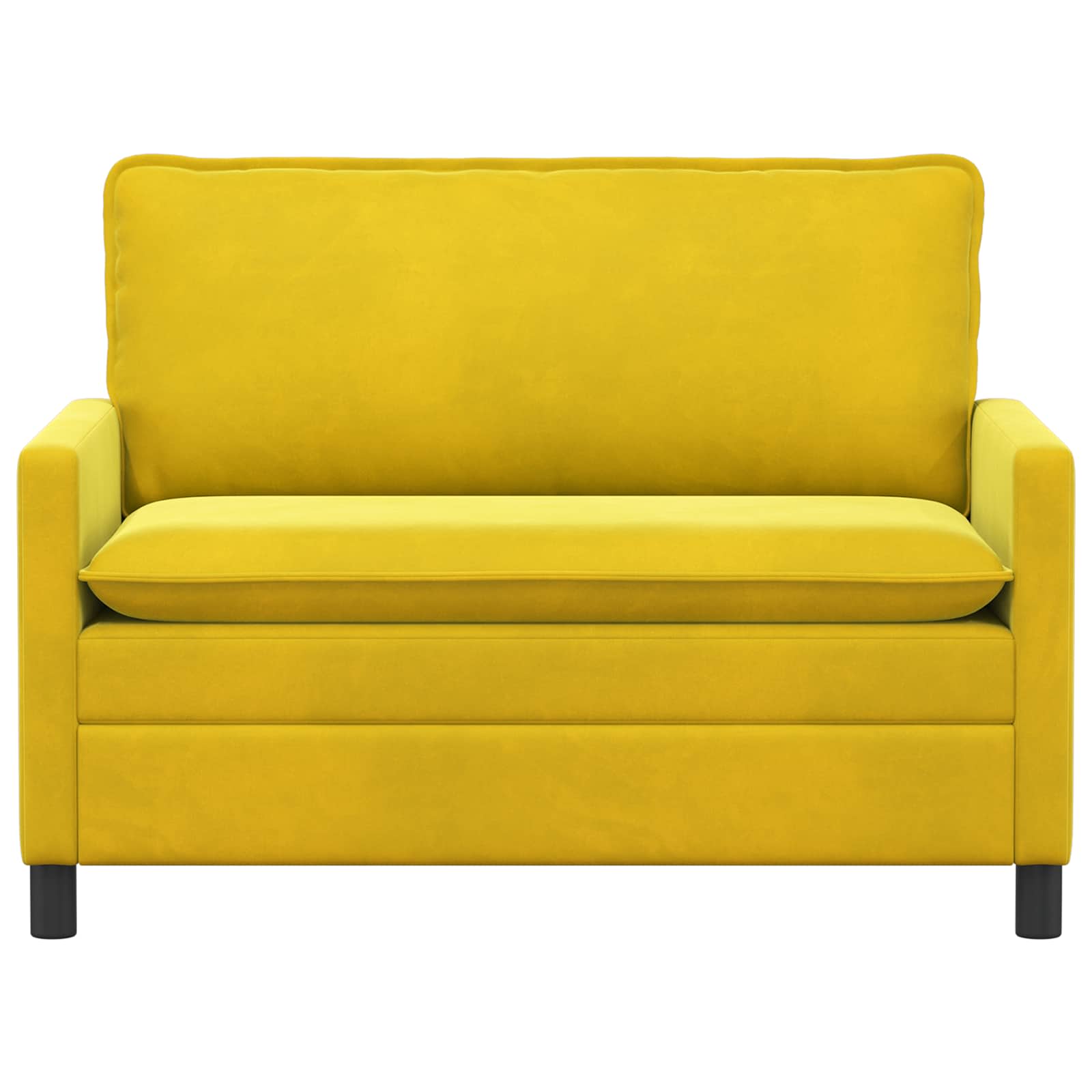 Divano Giallo 126 x 81 x 87,5 cm Velluto | homemem39