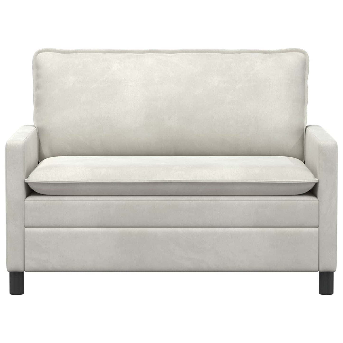 Divano Crema 126 x 81 x 87,5 cm Velluto | homemem39