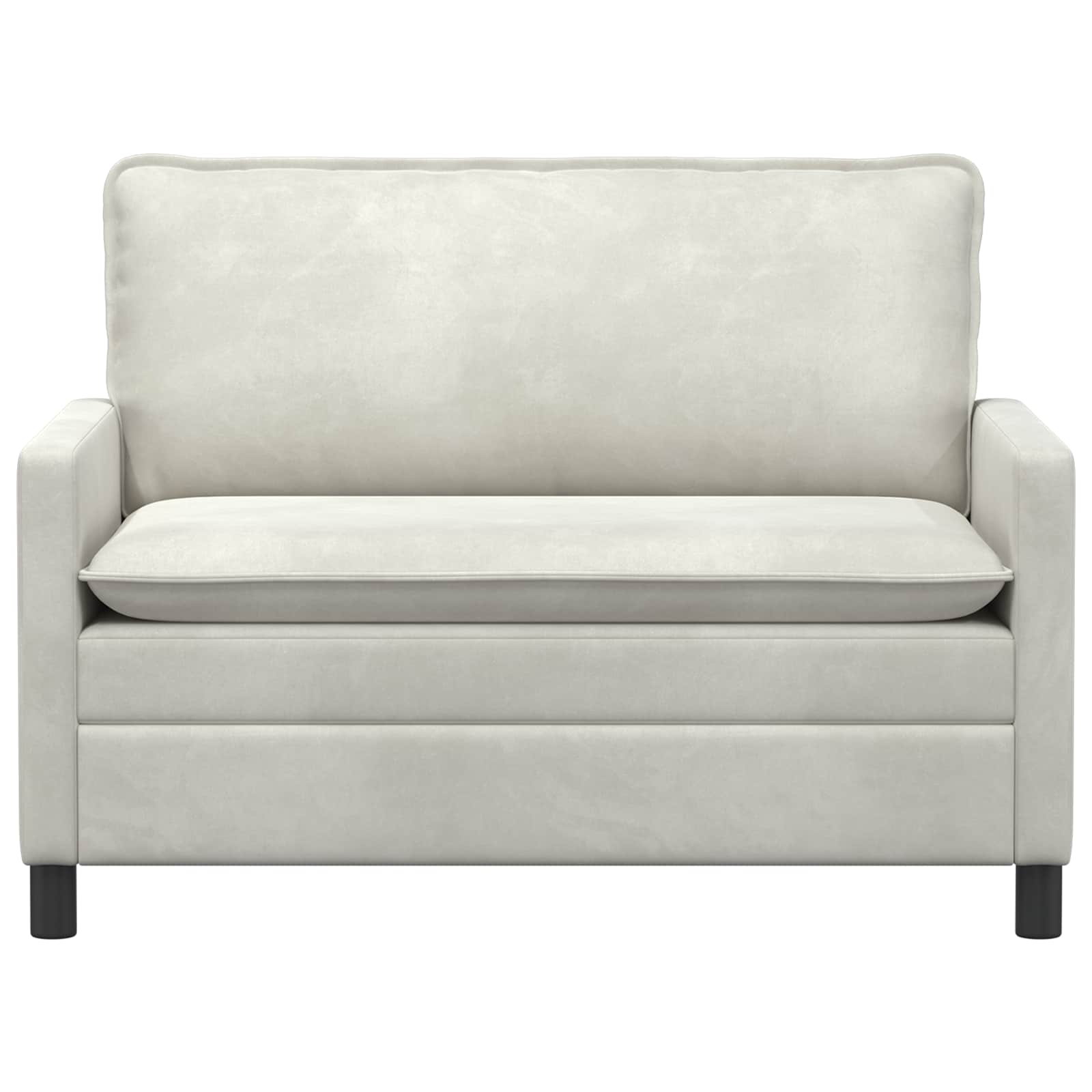 Divano Crema 126 x 81 x 87,5 cm Velluto | homemem39