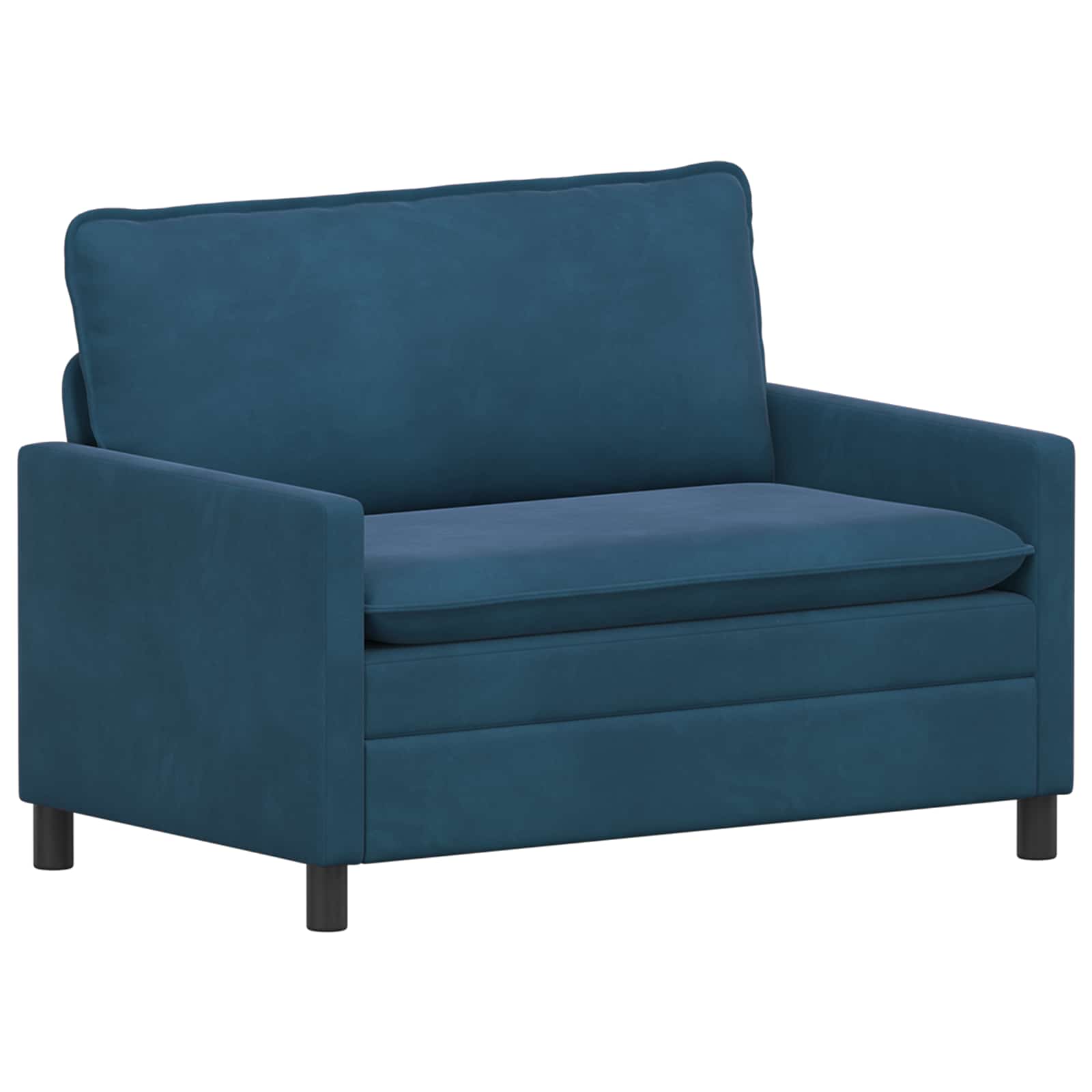 Divano Blu 126 x 81 x 87,5 cm Velluto | homemem39