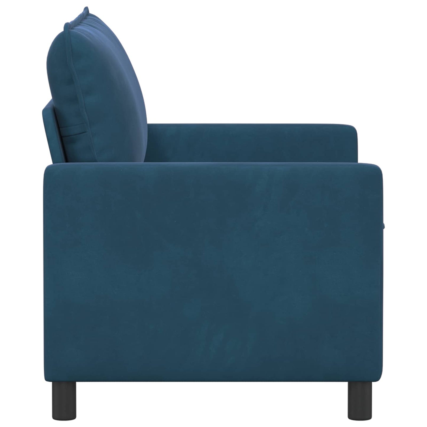 Divano Blu 126 x 81 x 87,5 cm Velluto | homemem39