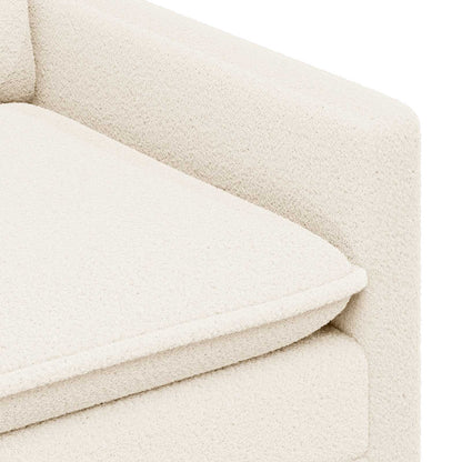 Divano Crema 126 x 81 x 87,5 cm Tessuto | homemem39