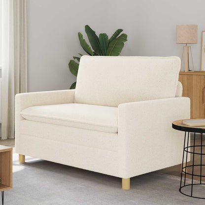 Divano Crema 126 x 81 x 87,5 cm Tessuto | homemem39