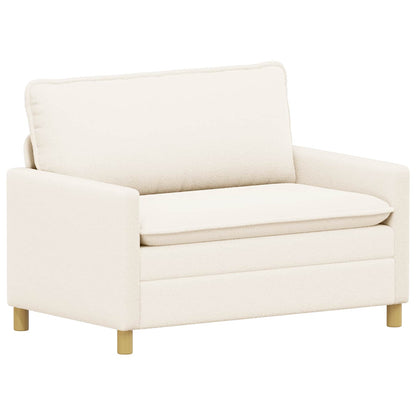 Divano Crema 126 x 81 x 87,5 cm Tessuto | homemem39