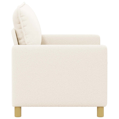 Divano Crema 126 x 81 x 87,5 cm Tessuto | homemem39