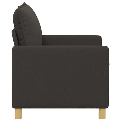 Divano Grigio Scuro 126 x 81 x 87,5 cm Tessuto | homemem39