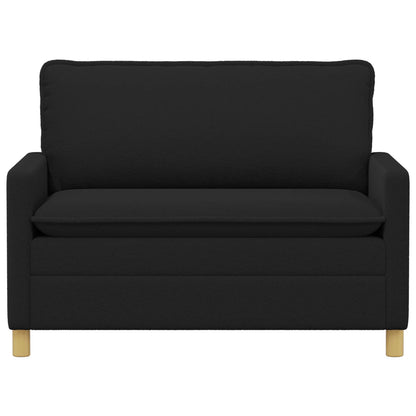 Divano Nero 126 x 81 x 87,5 cm Tessuto | homemem39