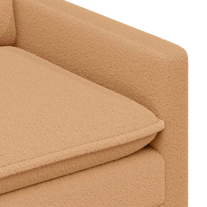 Divano Beige 126 x 81 x 87,5 cm Tessuto | homemem39