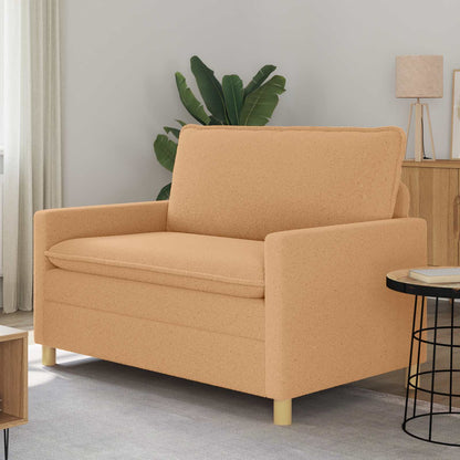 Divano Beige 126 x 81 x 87,5 cm Tessuto | homemem39