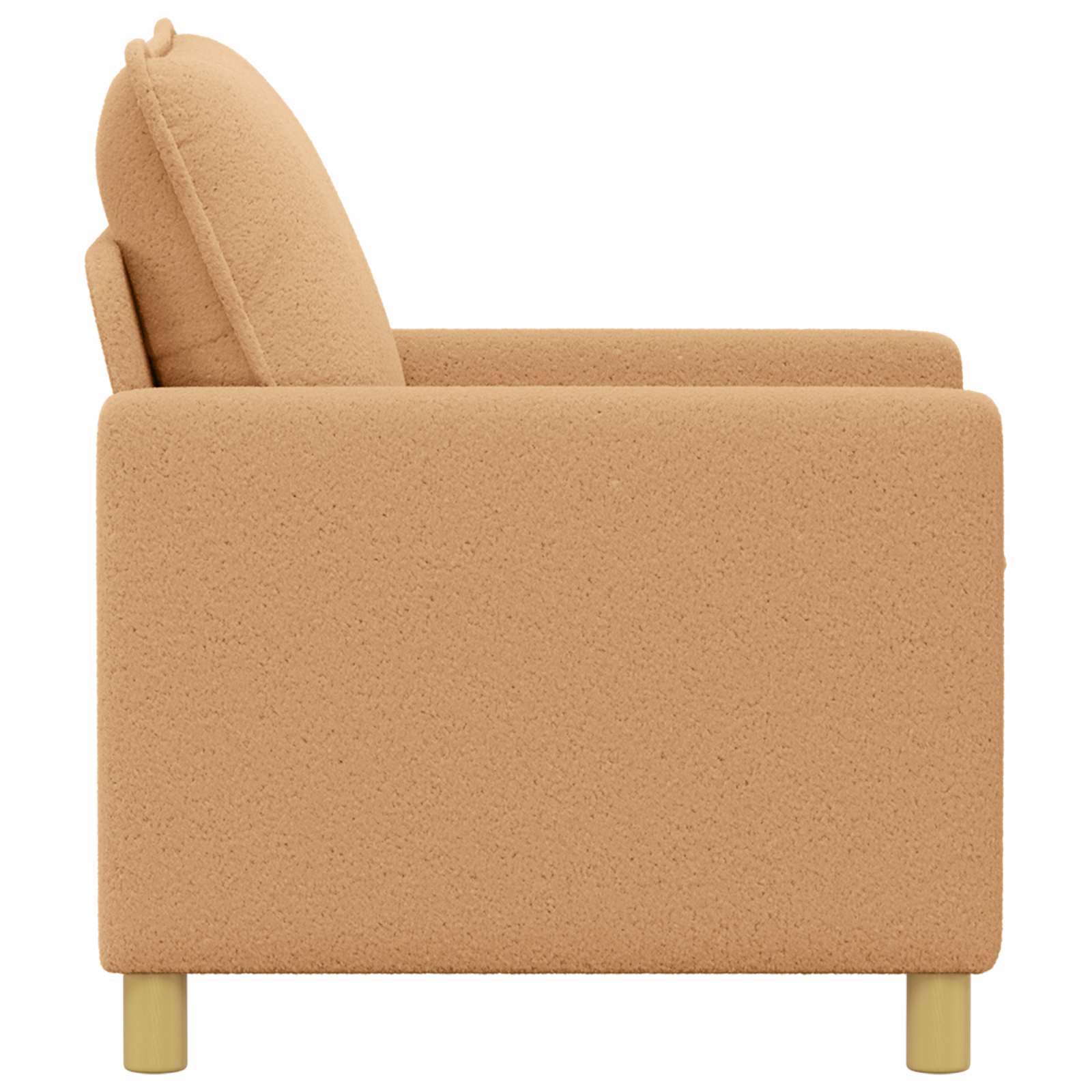 Divano Beige 126 x 81 x 87,5 cm Tessuto | homemem39