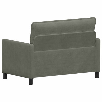 Divano Grigio Chiaro 126 x 81 x 87,5 cm Tessuto | homemem39