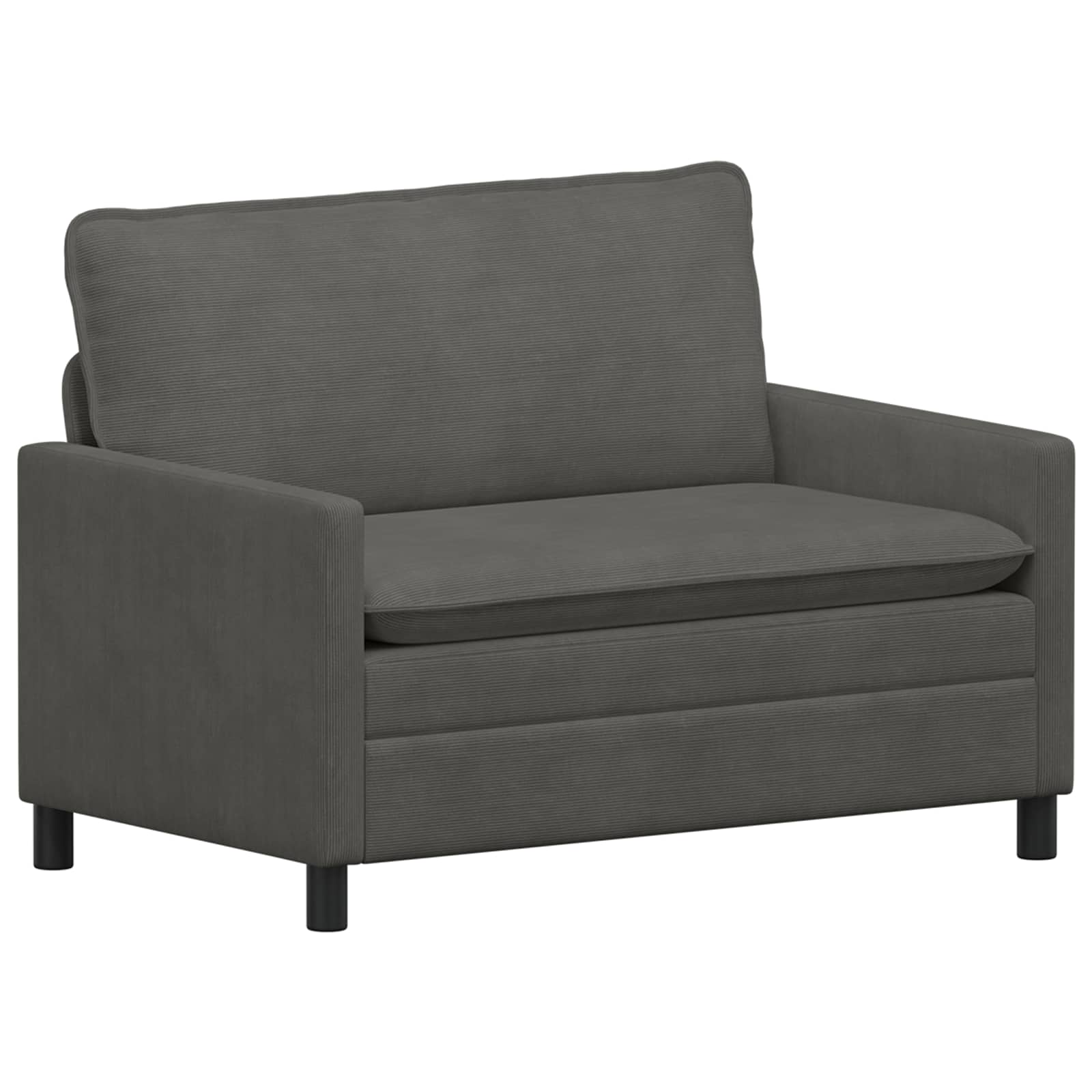 Divano Grigio Scuro 126 x 81 x 87,5 cm Tessuto | homemem39