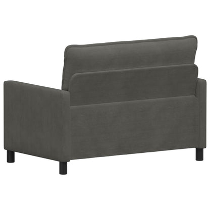 Divano Grigio Scuro 126 x 81 x 87,5 cm Tessuto | homemem39