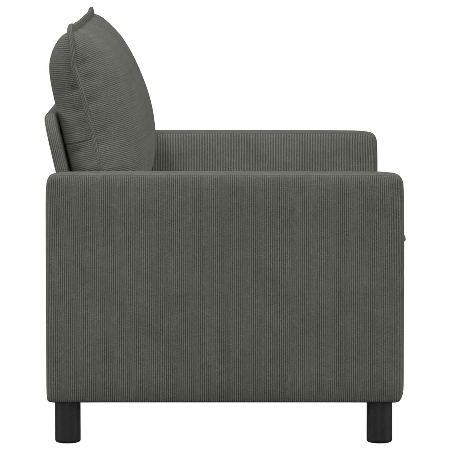 Divano Grigio Scuro 126 x 81 x 87,5 cm Tessuto | homemem39