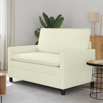 Divano Crema 126 x 81 x 87,5 cm Tessuto | homemem39