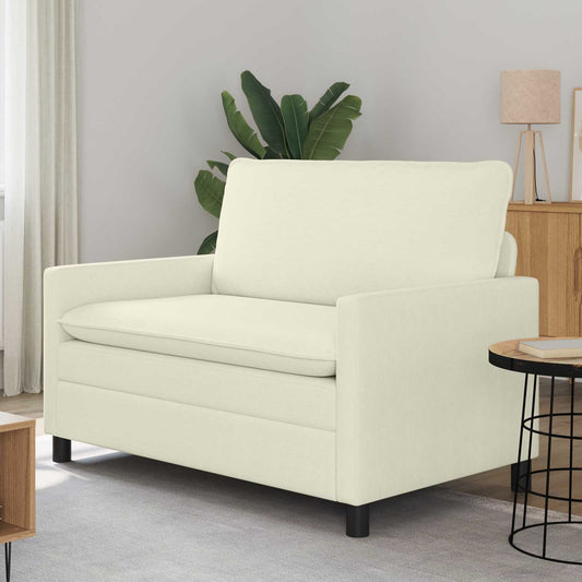 Divano Crema 126 x 81 x 87,5 cm Tessuto | homemem39